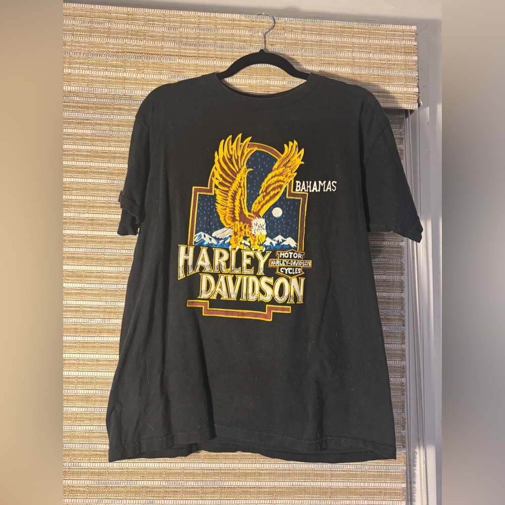 Vintage Harley-Davidson Black Graphic T-Shirt